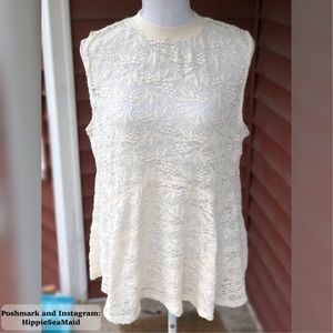 Gorgeous sheer lace tank top!